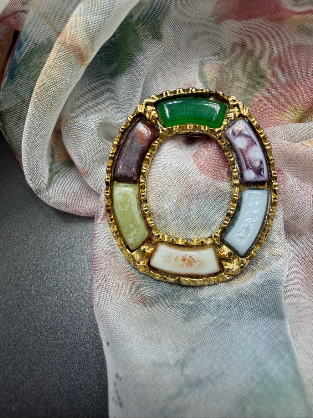 Vintage Celtic Scarf Clip #437sc